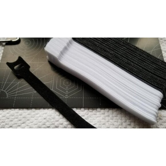 60 Pack Fastening Cable Straps, Reusable Cord Organizer, Keeper Holder - Picture 1 of 2